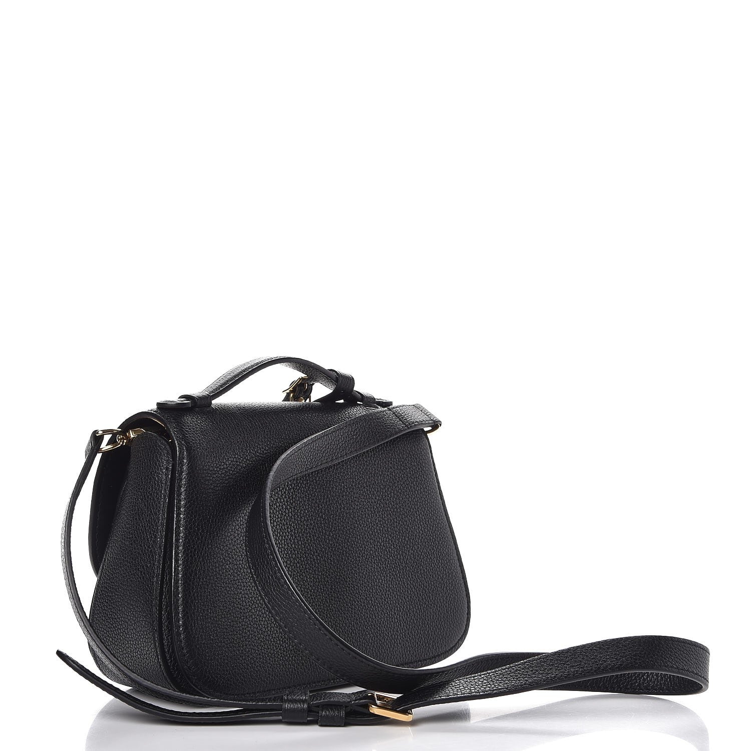 Louis Vuitton Grained Calfskin Vivienne NM Black 3 of 7