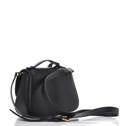 Louis Vuitton Grained Calfskin Vivienne NM Black 3 of 7