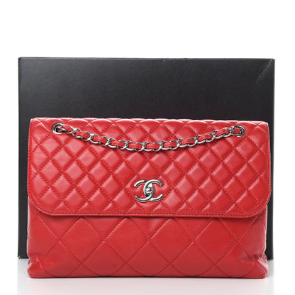 Chanel Calfskin Quilted In the Business Flap Bag Red 14 of 14