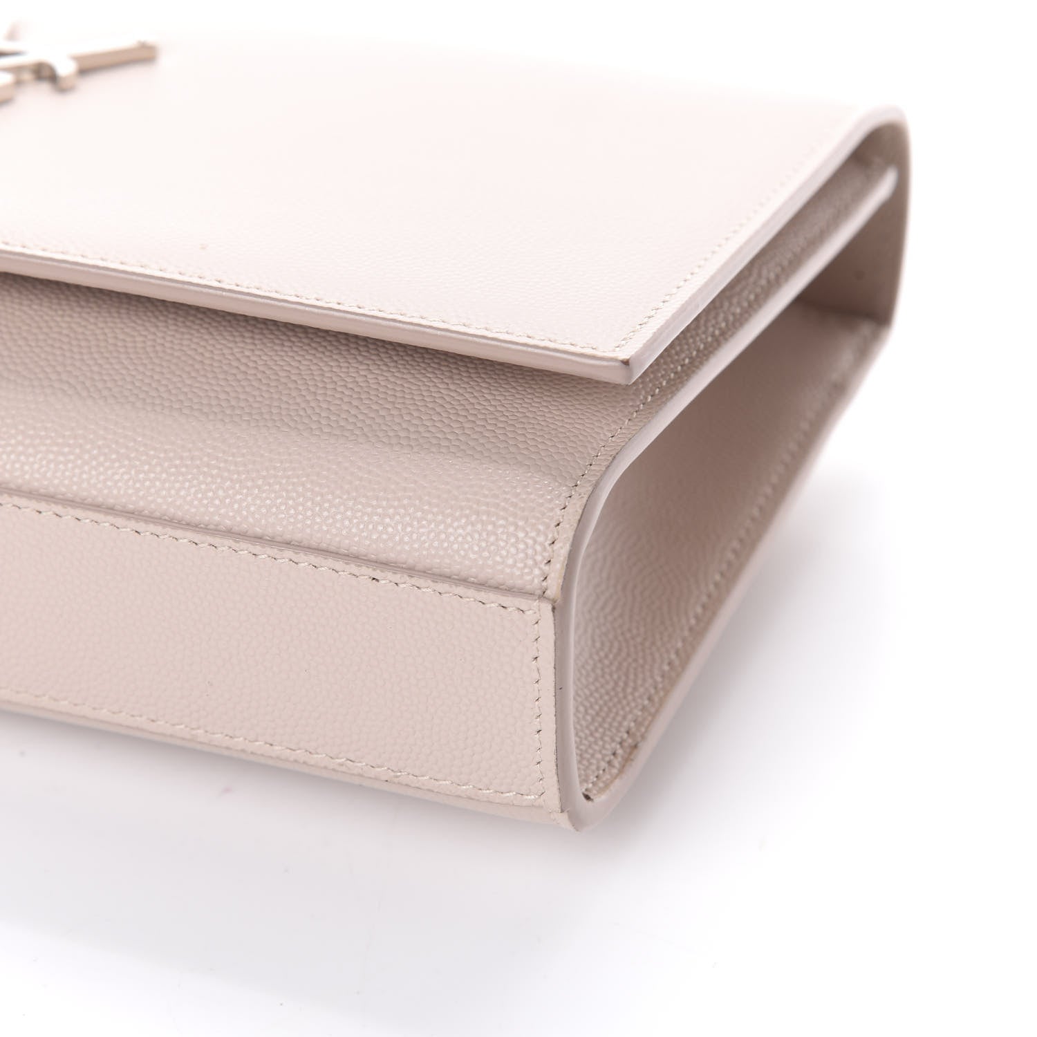 Saint Laurent Grain De Poudre Medium Classic Monogram Kate Satchel Marble Pink 11 of 11