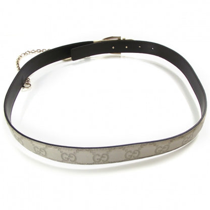 Gucci Guccissima Chain Belt Ivory 34 2 of 5