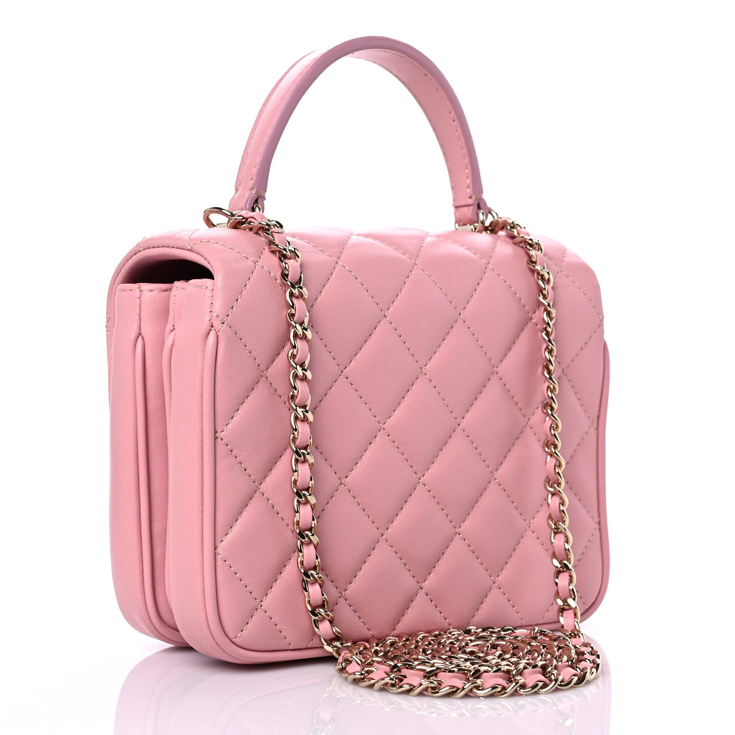 Lambskin Quilted Mini Citizen Chic Flap Pink