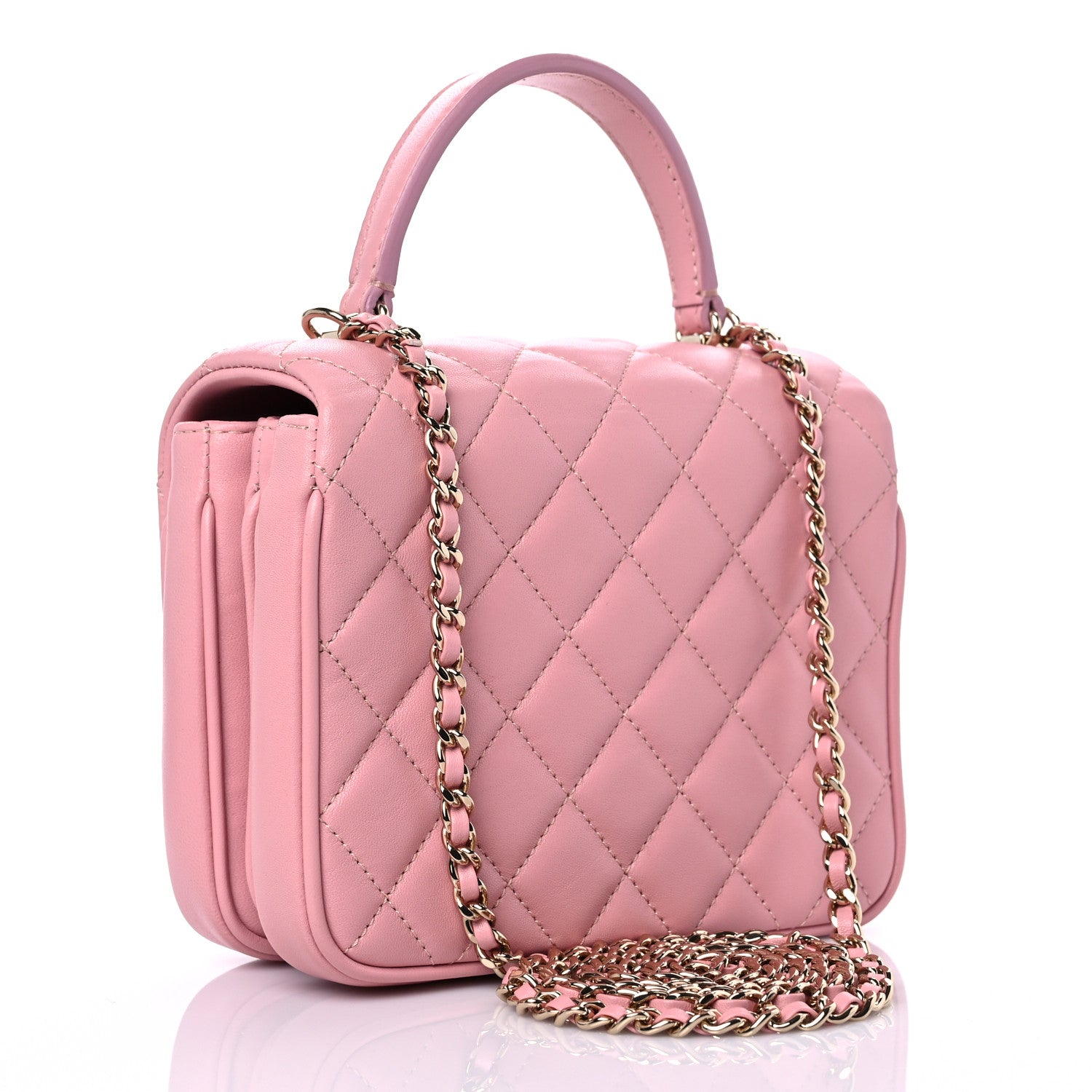 Chanel Lambskin Quilted Mini Citizen Chic Flap Pink 3 of 10