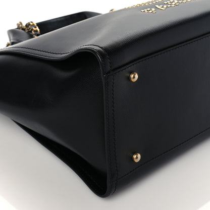 Chanel Caviar Small Studded Deauville Tote Black 9 of 10