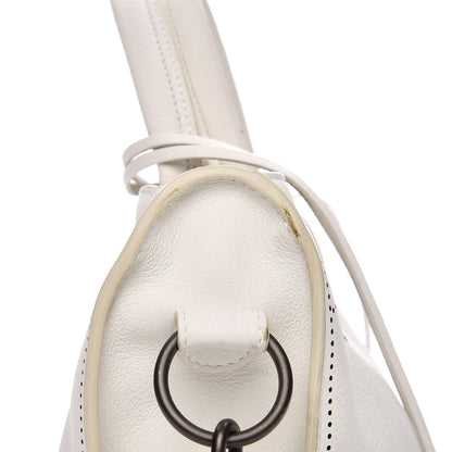 Balenciaga Veau Soyeux Perforated Blackout Hardware S City White 14 of 16