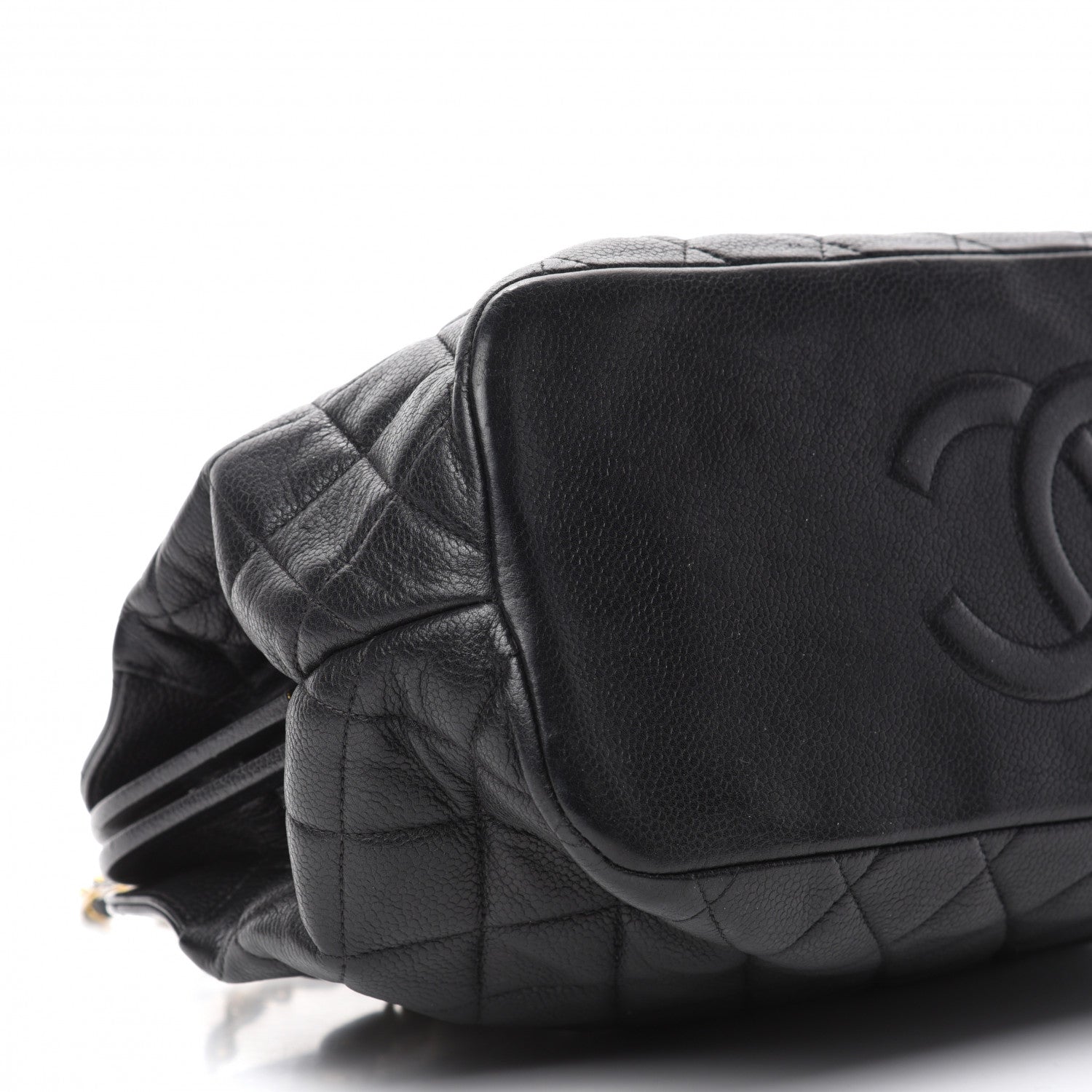 Chanel Caviar Quilted Frame Shoulder Bag Black 6 of 11