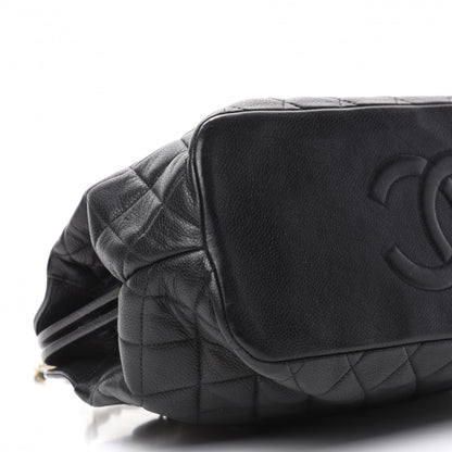 Chanel Caviar Quilted Frame Shoulder Bag Black 6 of 11