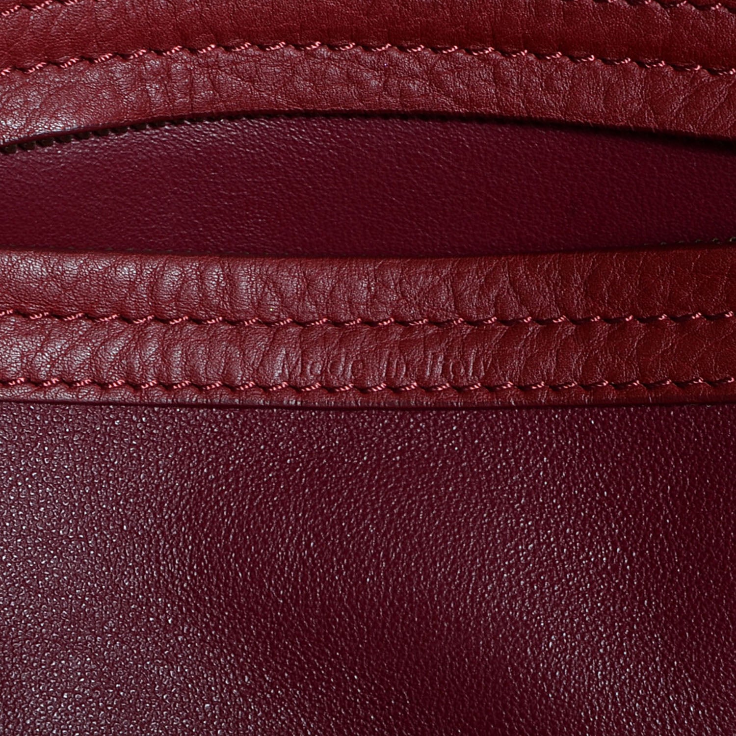 Celine Suede Medium Phantom Luggage Burgundy 6 of 8