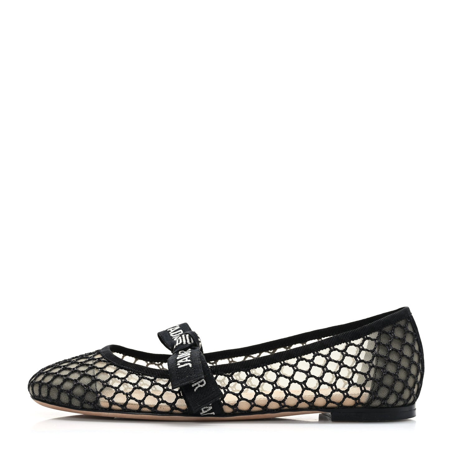 Resille Ribbon Miss J'Adior Ballet Flat 36.5 Black
