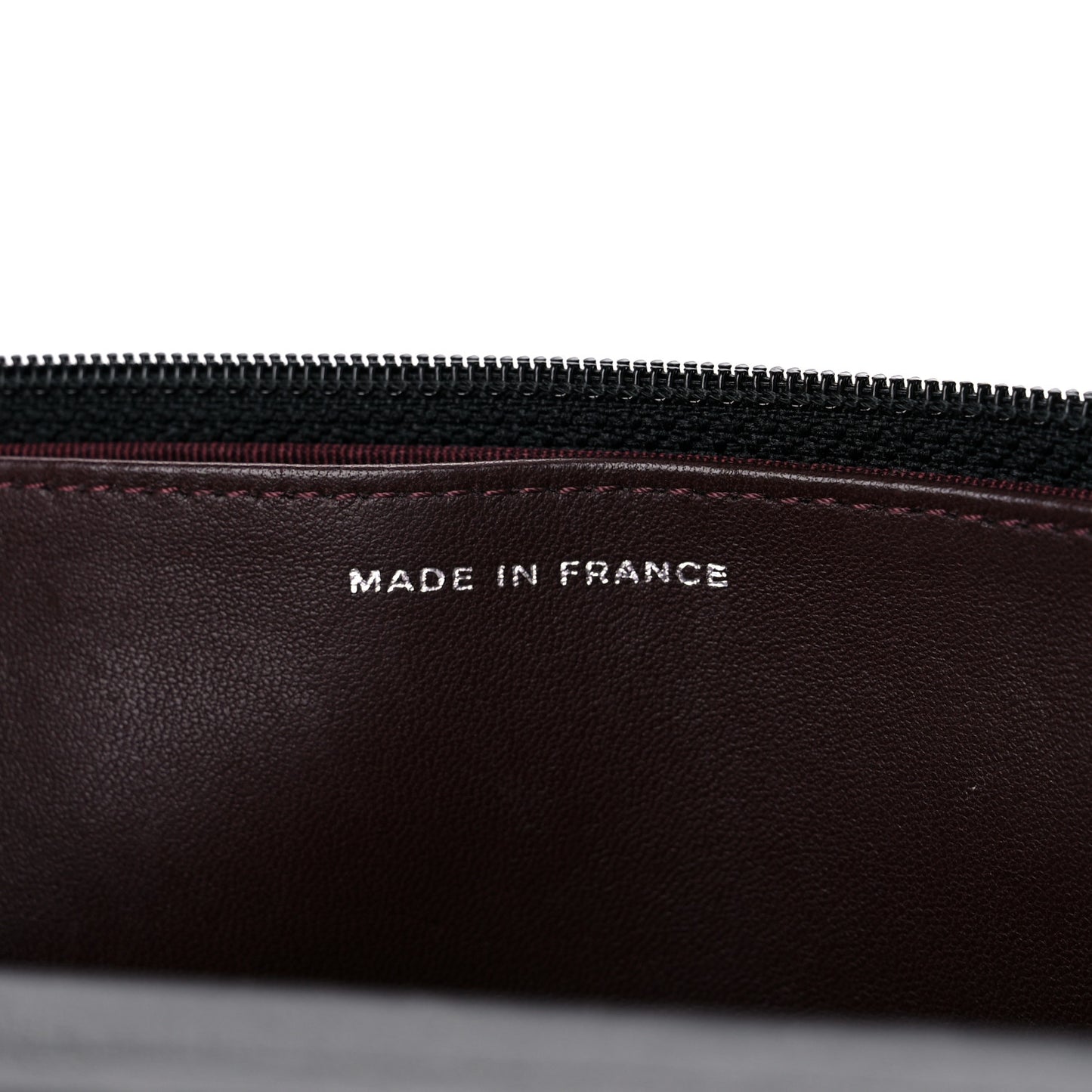 Lambskin Quilted Wallet On Chain WOC Black