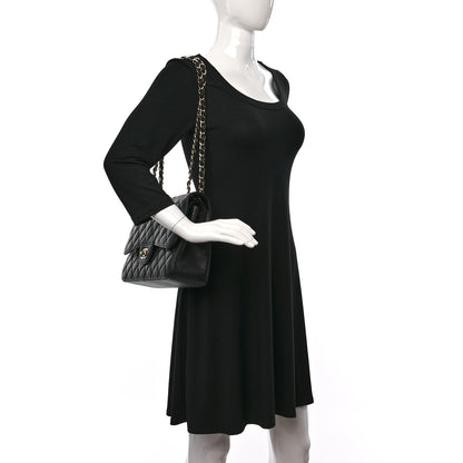 Chanel Caviar Quilted Jumbo Double Flap Black 2 of 9