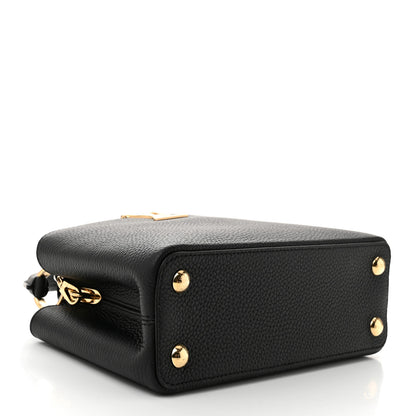 Louis Vuitton Taurillon Chain On You Capucines BB Black 4 of 9