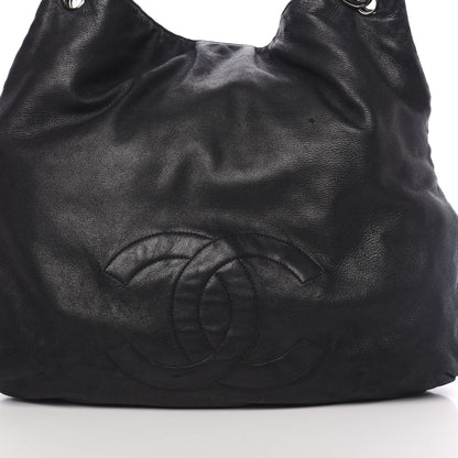 Chanel Lambskin Soft and Chain Large Hobo Black 10 of 11