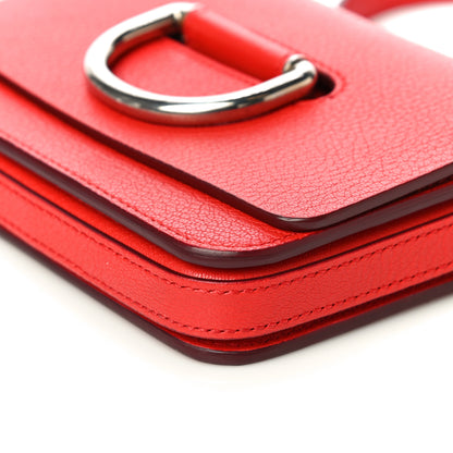 Burberry Goatskin Mini D-Ring Bag Bright Red 9 of 9