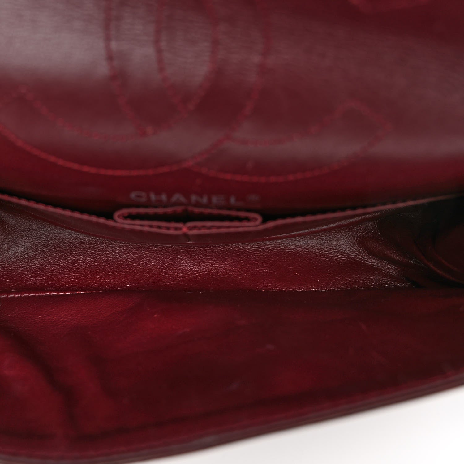 Chanel Patent Quilted 2.55 Reissue 226 Flap Burgundy 5 of 11