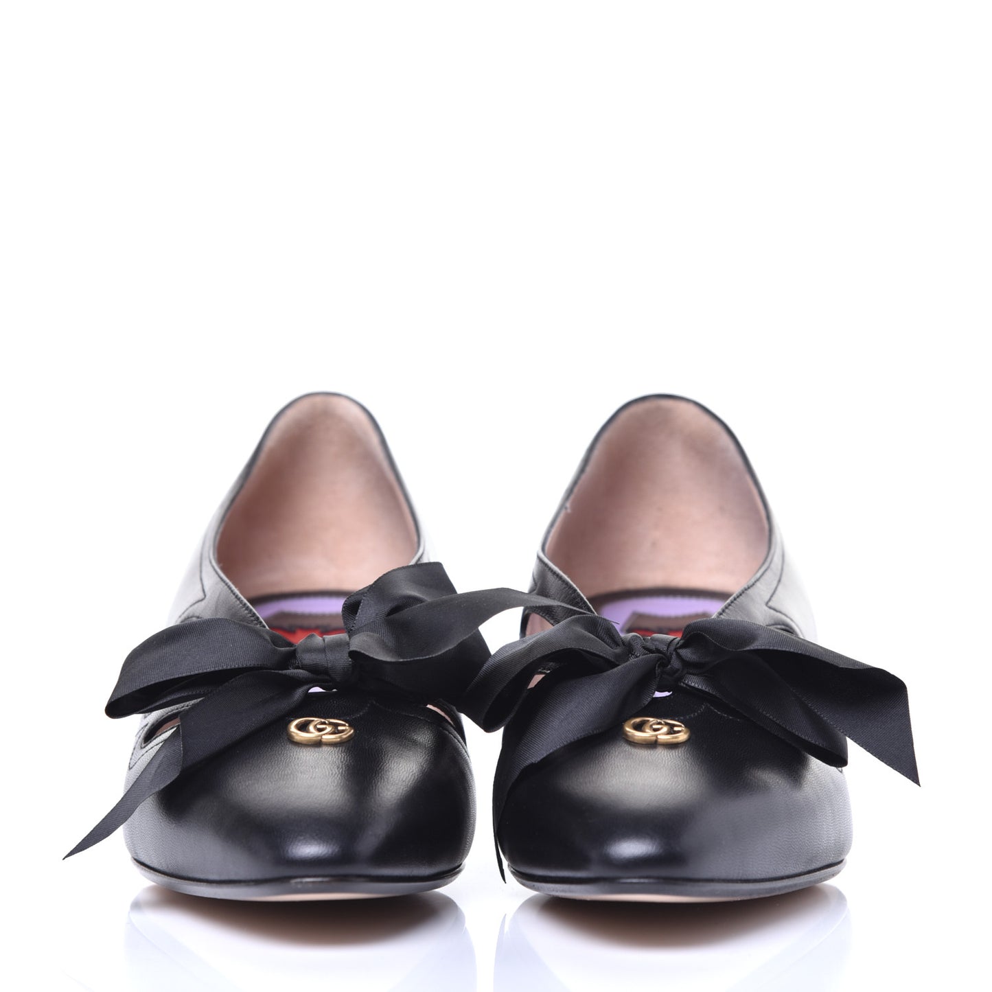 Malaga Kid Bow Berith Low Heel Pumps 37.5 Black