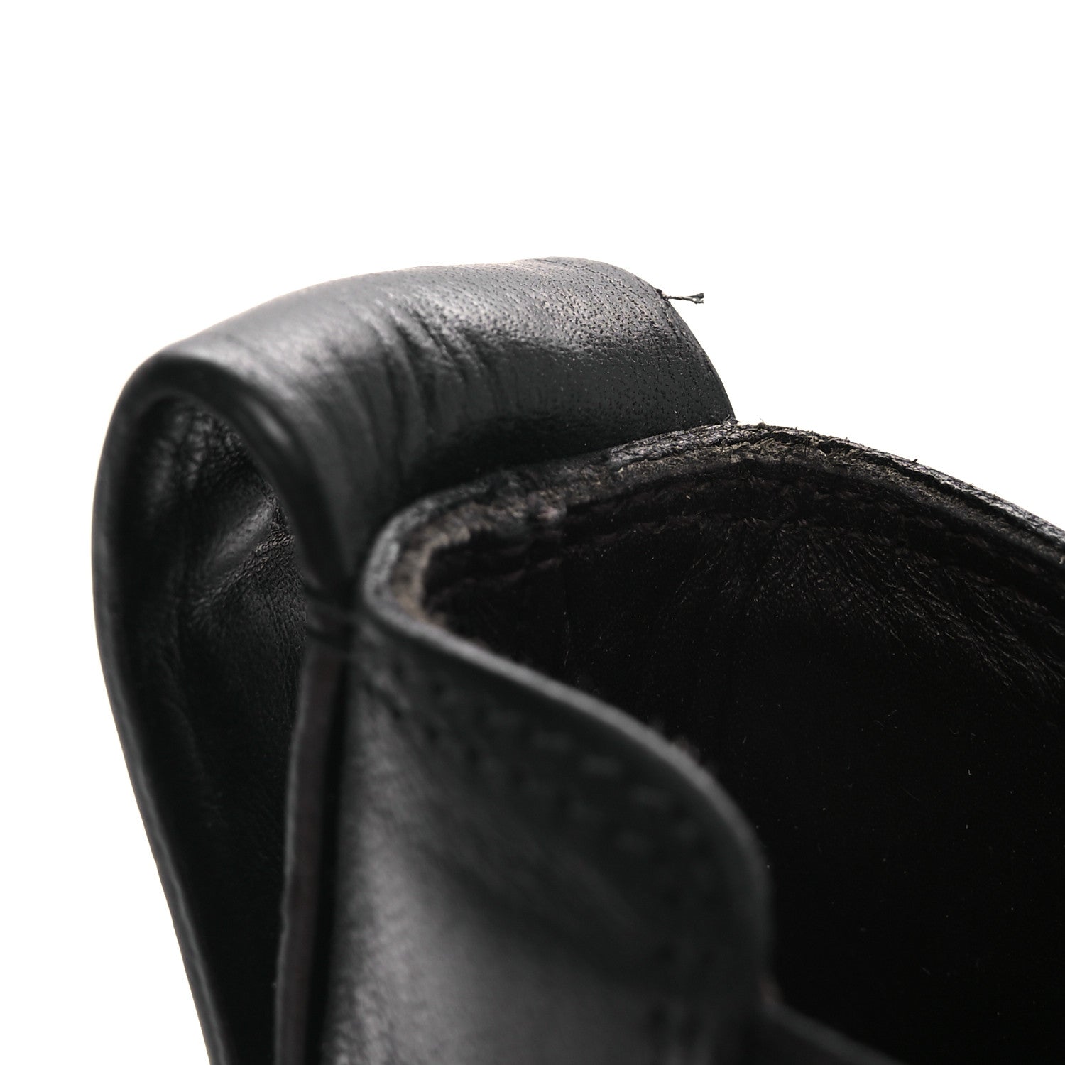 Bottega Veneta Calfskin The Tire Cropped Chelsea Boots 40.5 Black Tangerine 11 of 13