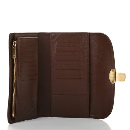 Louis Vuitton Mahina Amelia Wallet Acajou 5 of 14