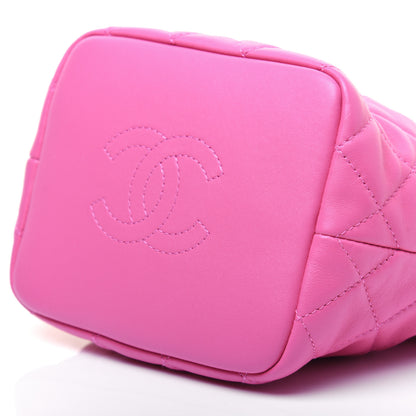 Chanel Lambskin Quilted Small Perfect Meeting Hobo Pink 8 of 15