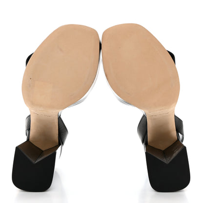 Louis Vuitton Calfskin Shake Platform Sandal 37 Black 5 of 9