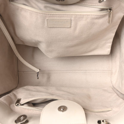 Chanel Caviar Medium Studded Deauville Tote Ivory 4 of 10