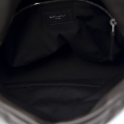 Saint Laurent Lambskin Quilted Medium Loulou Puffer Monogram Chain Satchel Concrete 8 of 13