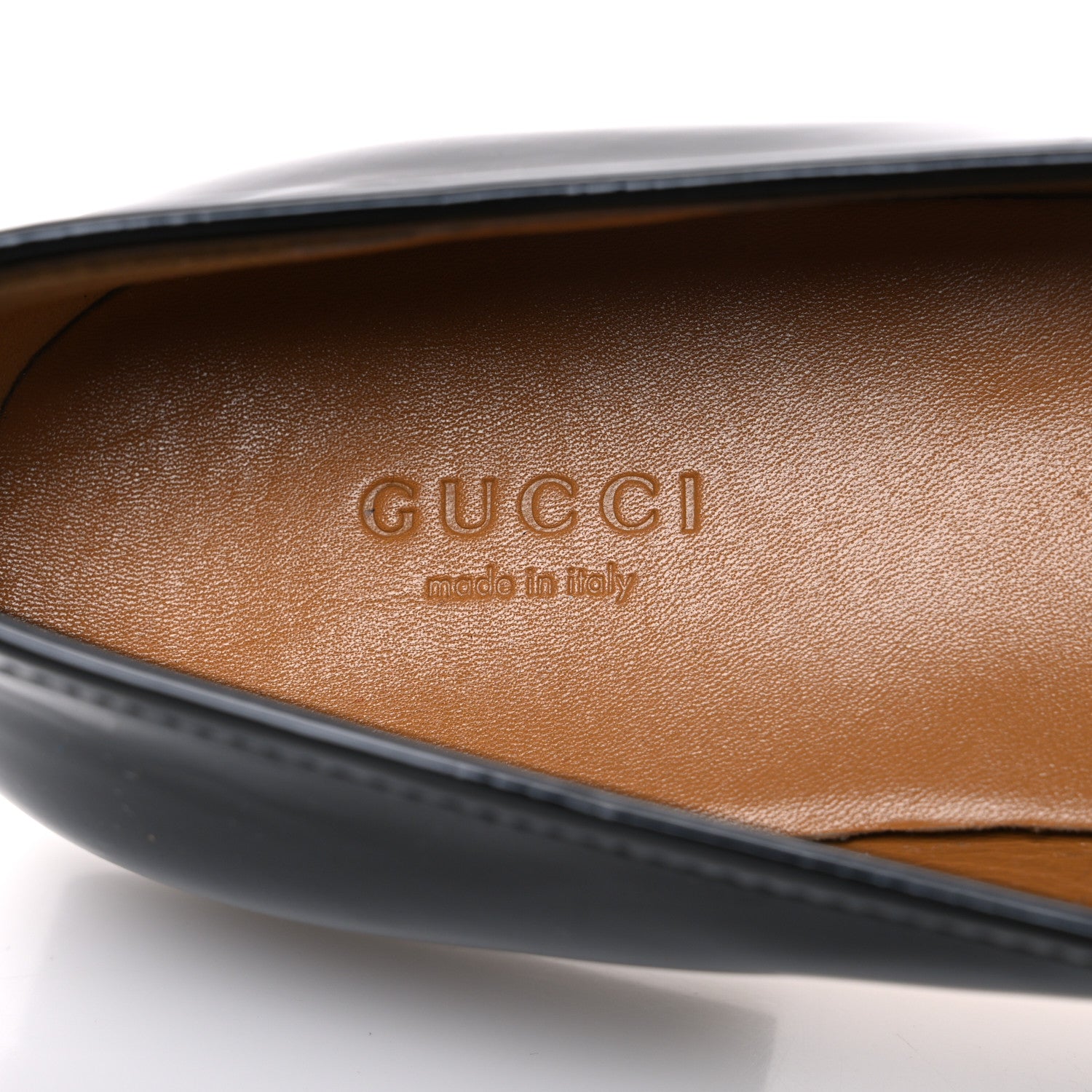 Gucci Patent Womens Jordaan Loafers 40 Black 9 of 11