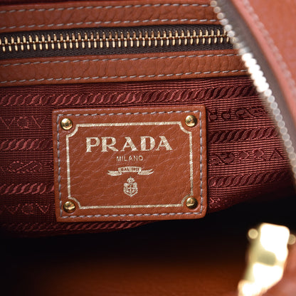 Prada Vitello Daino Hobo Caramel 6 of 10