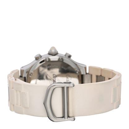 Cartier Stainless Steel Rubber 32mm Must 21 Chronoscaph Quartz Watch 3 of 5