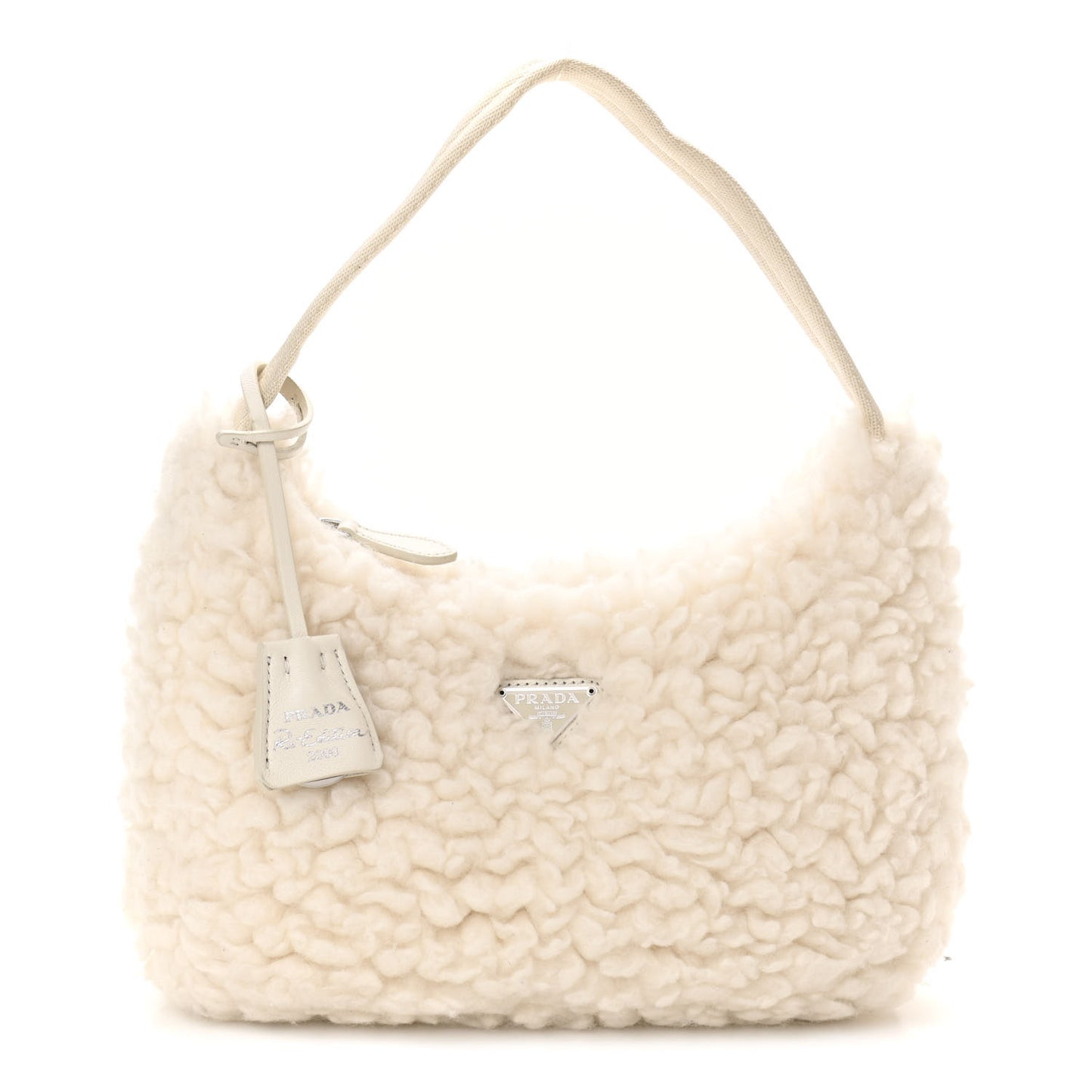 Cashmere Mini Re-Edition 2000 Bag Naturale