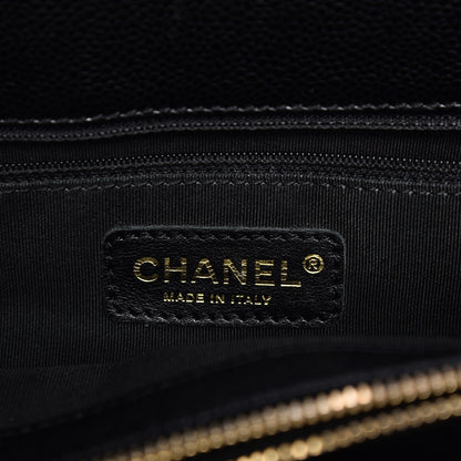 Chanel Caviar Quilted Grand Shopping Tote GST Black 6 of 9