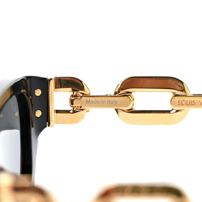 Louis Vuitton Metal LV Edge Sunglasses Z1473W Black 6 of 8