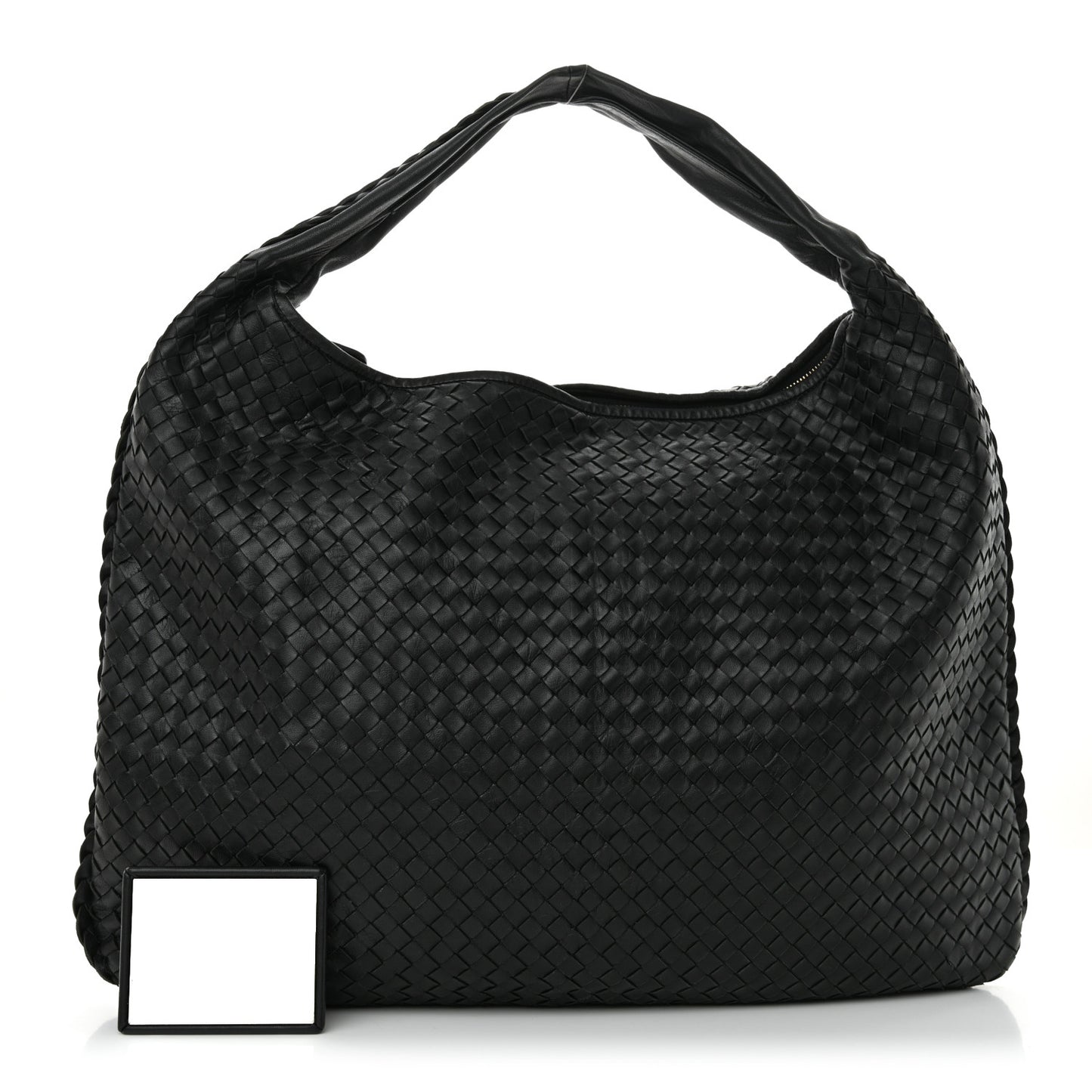 Nappa Intrecciato Maxi Veneta Hobo Black