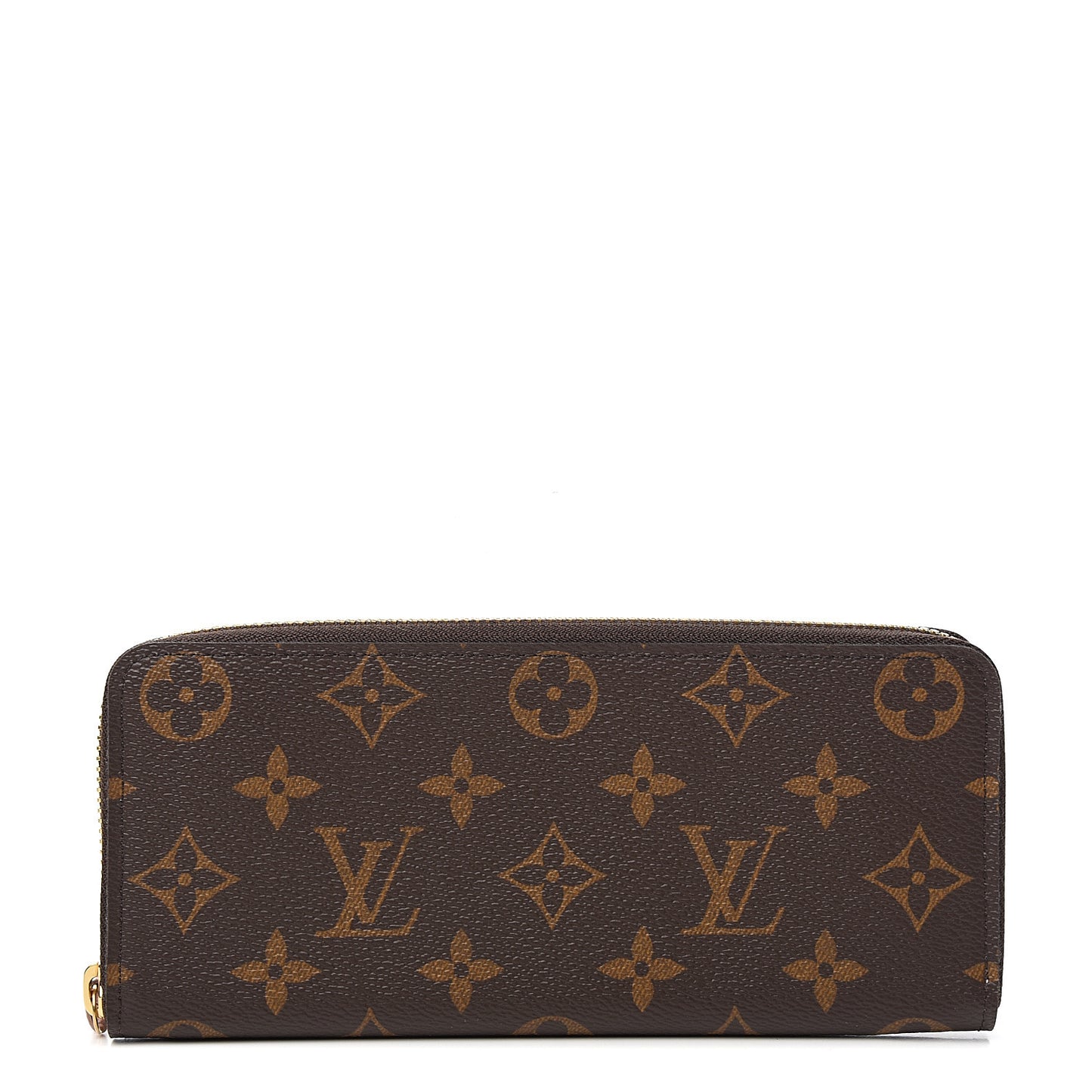 Monogram Clemence Wallet Rose Ballerine