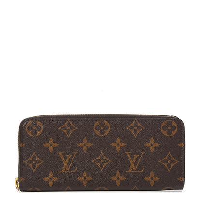Louis Vuitton Monogram Clemence Wallet Rose Ballerine 1 of 7