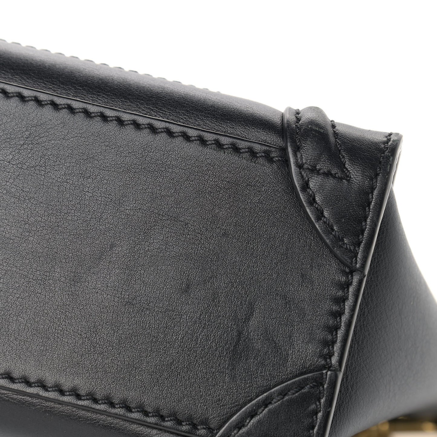 Smooth Calfskin Nano Luggage Black