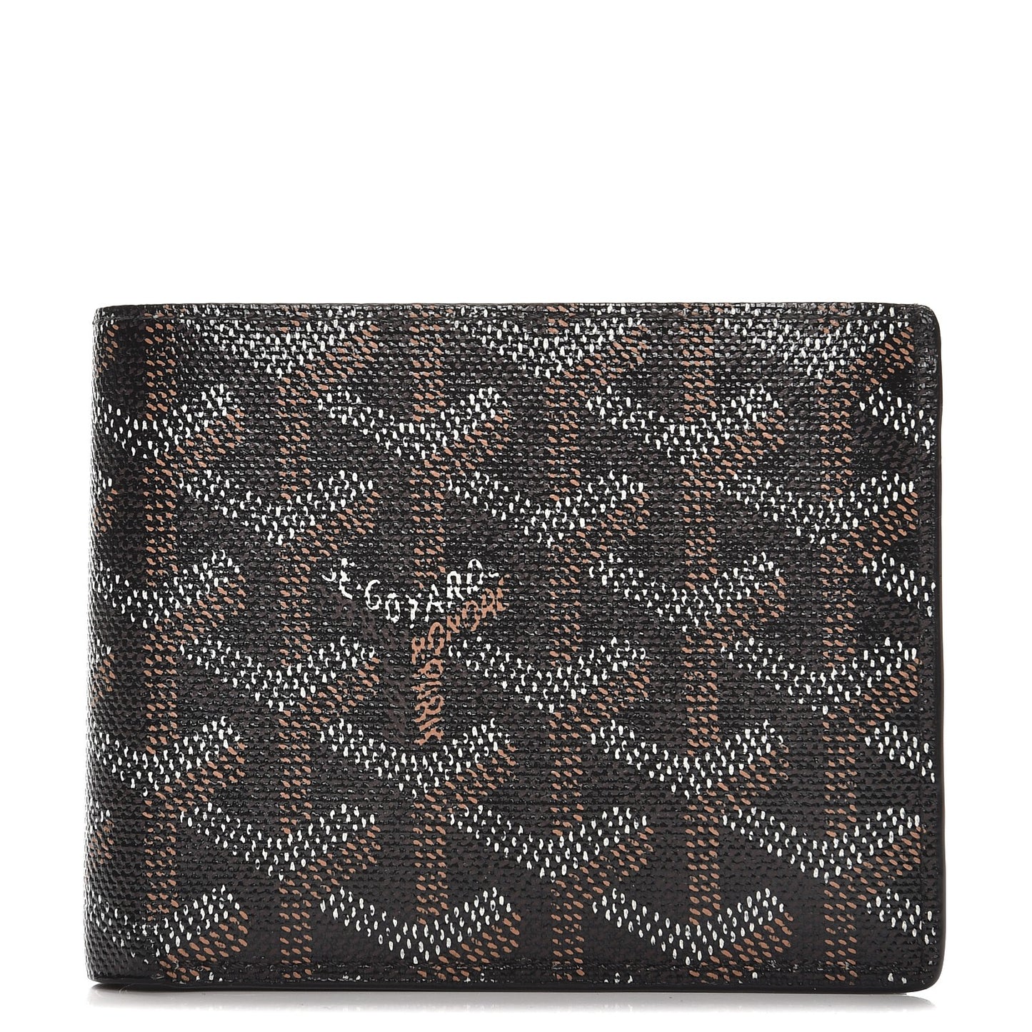 Goyardine Bi-Fold Victoire PM Wallet Black