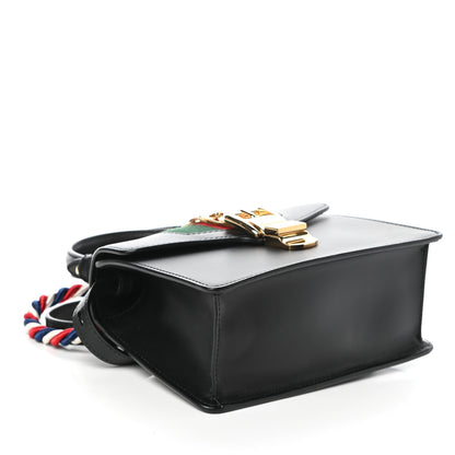 Gucci Calfskin Mini Sylvie Top Handle Bag Black 4 of 8