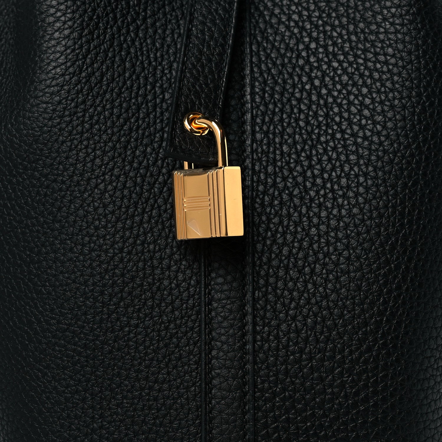 Hermes Taurillon Clemence Matte Alligator Picotin Lock Touch 18 PM Black 8 of 11