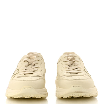 Gucci Calfskin Logo Womens Rhyton Sneakers 40 Ivory 2 of 8