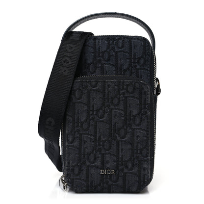 Christian Dior Oblique Micro Rider Pouch Black 1 of 9