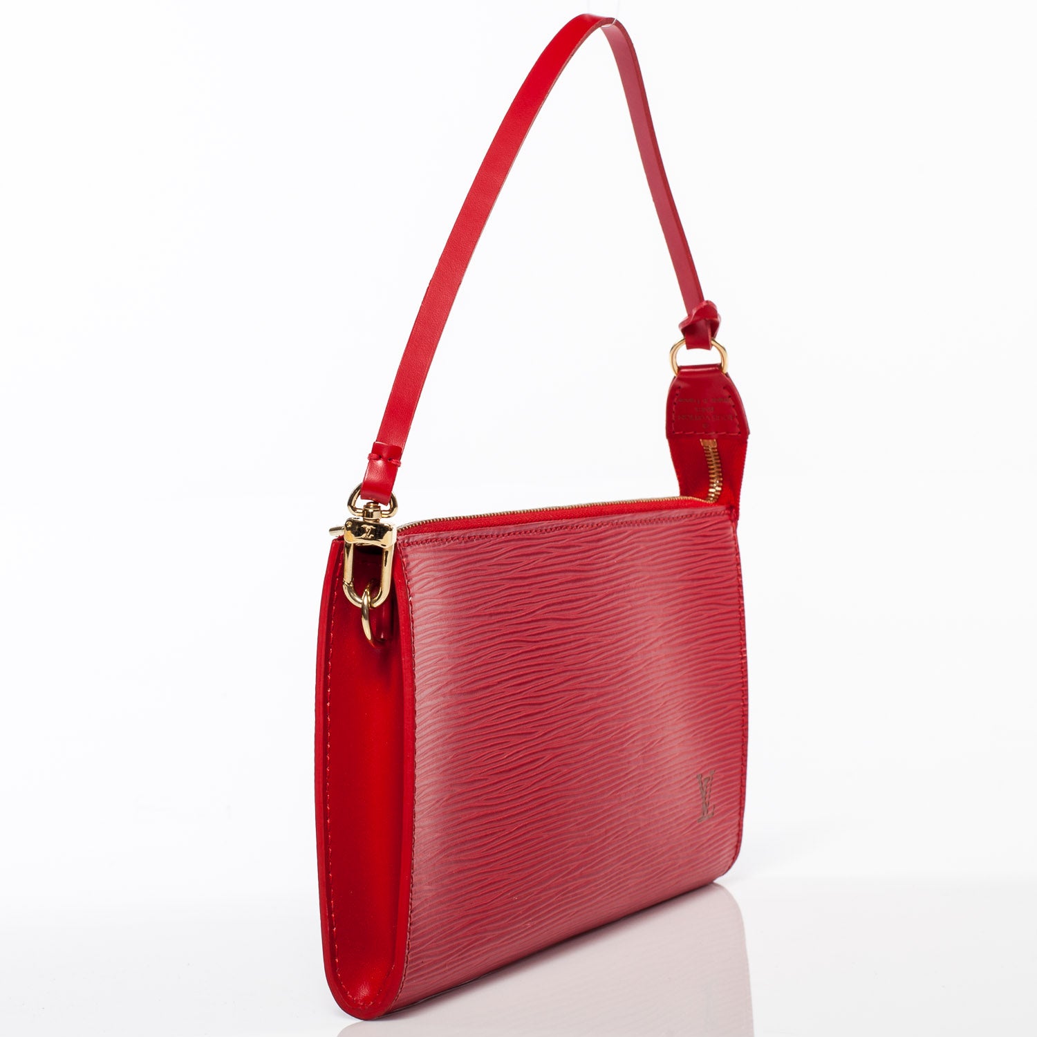 Louis Vuitton Epi Pochette Accessories 24 Bag Rouge 3 of 8