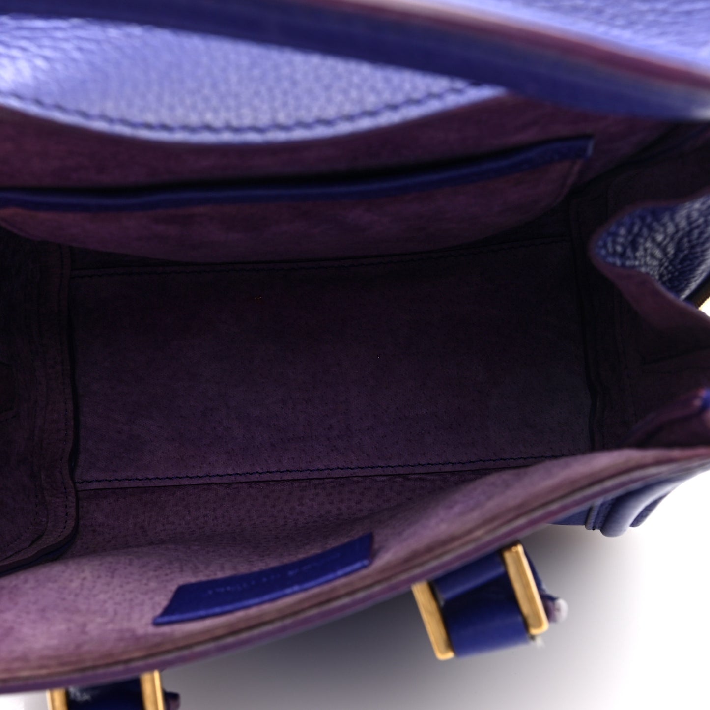 Grain Calfskin Mini Heroine Purple