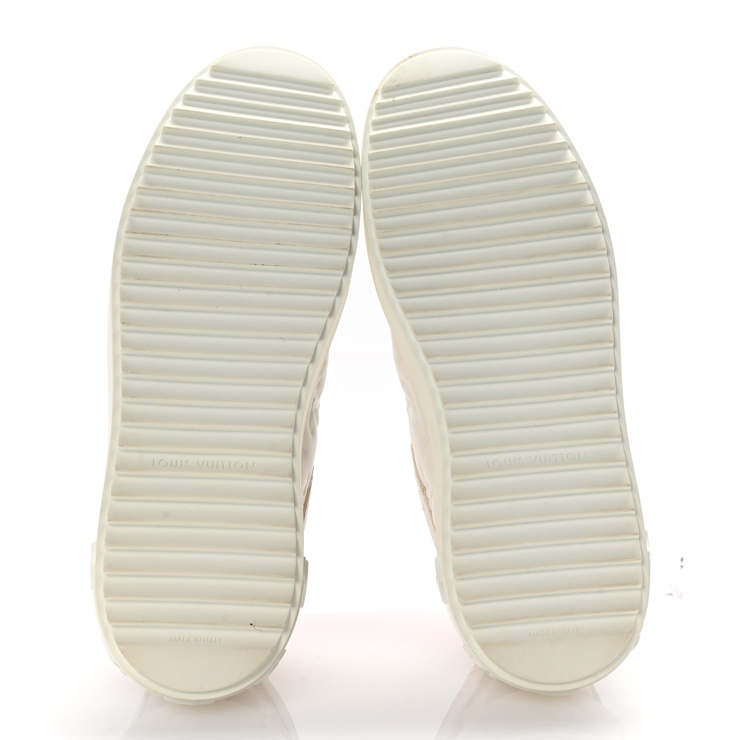 Louis Vuitton Monogram Embossed Calfskin Damier Azur Time Out Sneakers 38 Rose Clair Pink 7 of 11