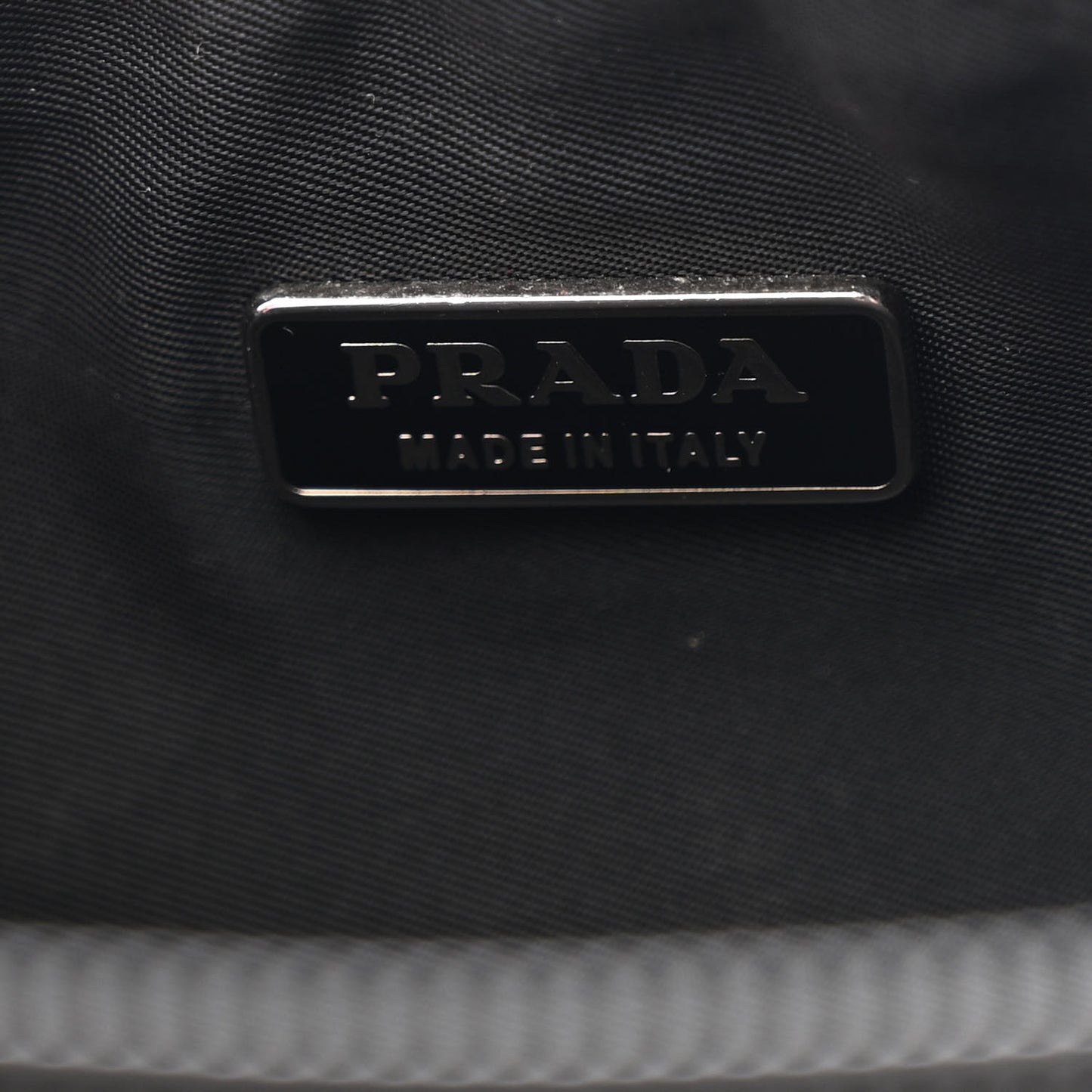 Tessuto Nylon Pochette Bag Black