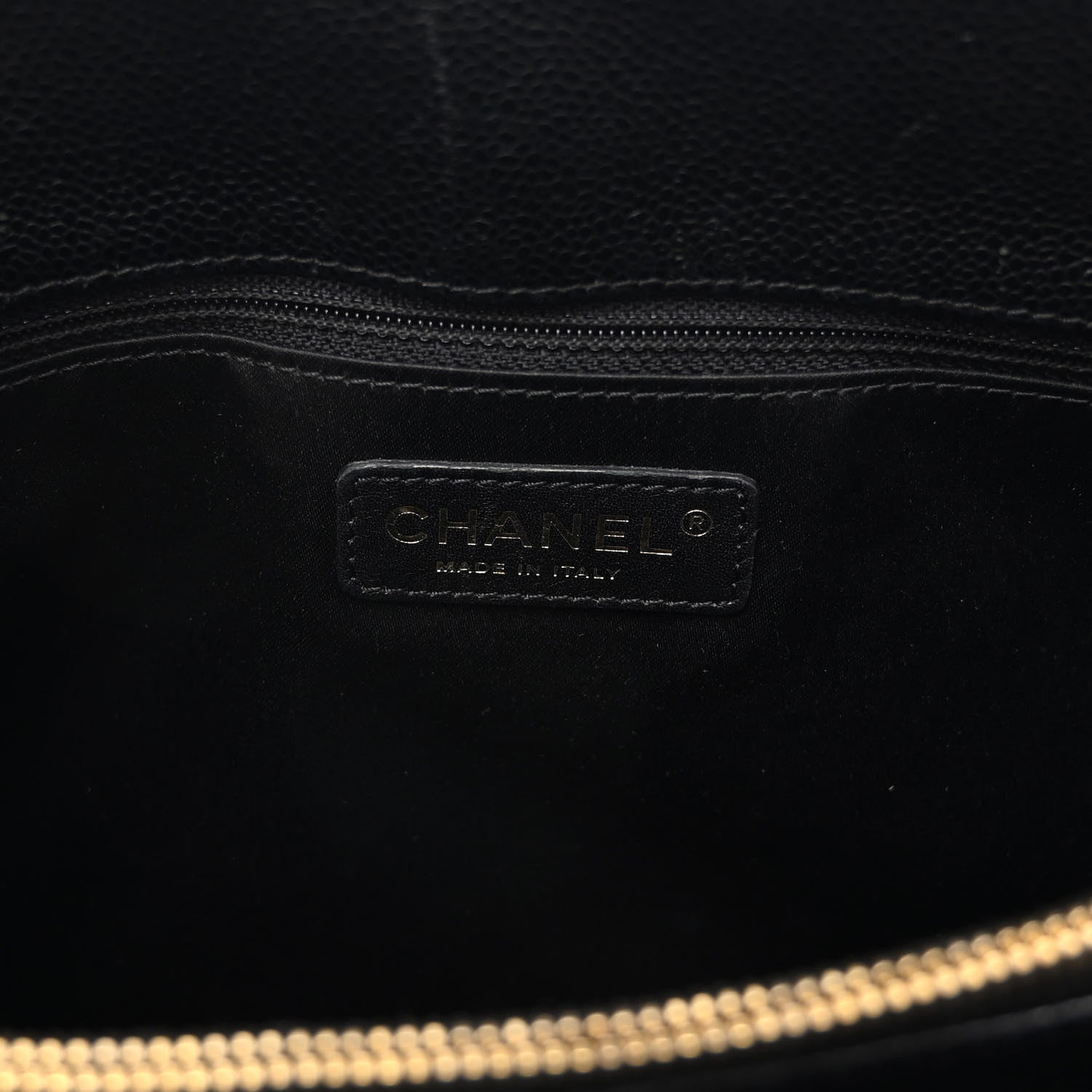 Chanel Caviar Quilted Grand Shopping Tote GST Black 6 of 10