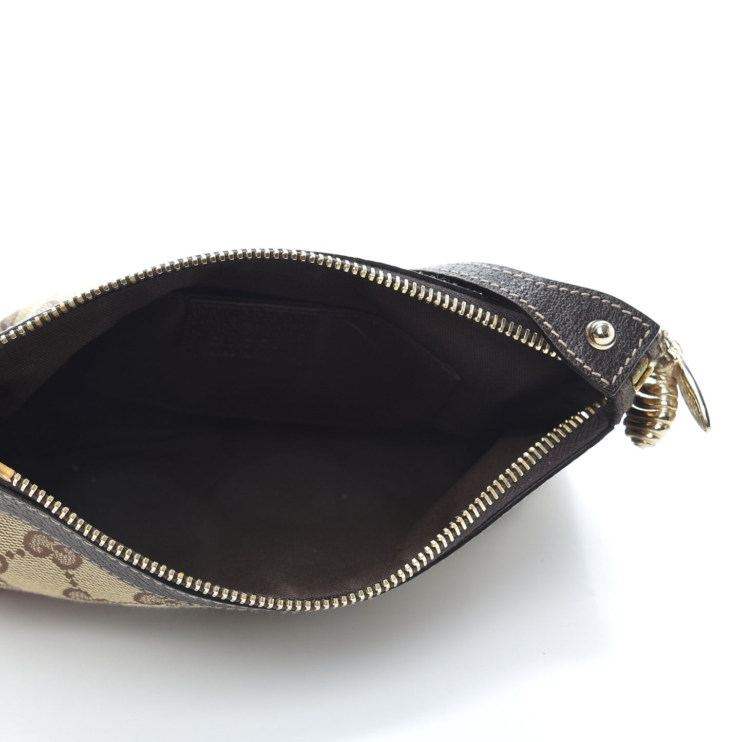 Monogram Bumble Bee Charm Pochette Brown
