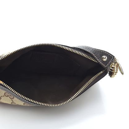Gucci Monogram Bumble Bee Charm Pochette Brown 6 of 7