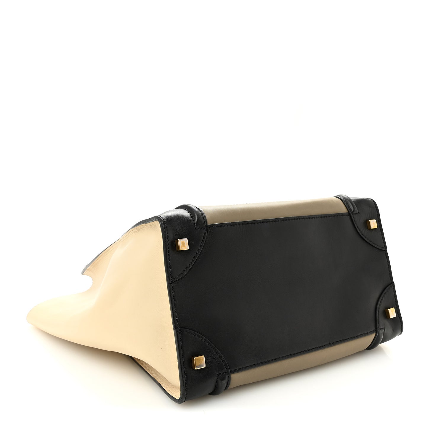 Smooth Calfskin Mini Tri-Color Luggage Grey