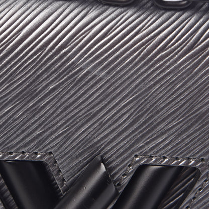 Louis Vuitton Epi Patent Twist Shoulder Bag MM Anthracite Nacre 16 of 16